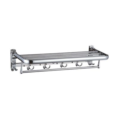 Towel hanger with shelf sale