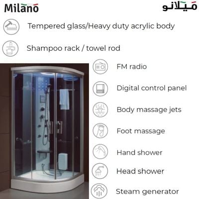 Power Steam Shower Room 950 x 950 x 2200