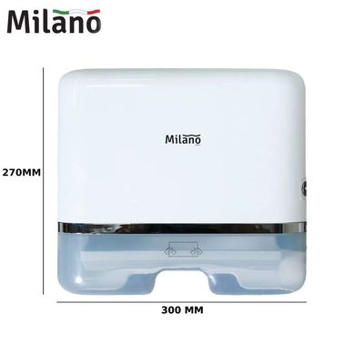 Milano Tissue Dispenser White &Chrome Line Hsd -E 6005 