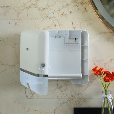 Milano Tissue Dispenser White &Chrome Line Hsd -E 6005 