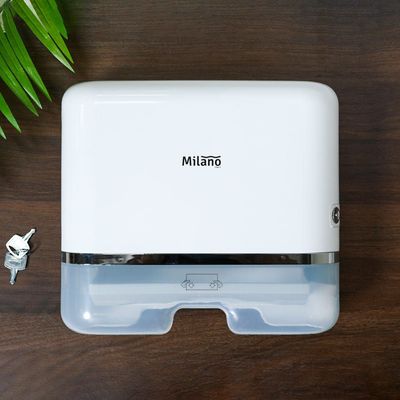 Milano Tissue Dispenser White &Chrome Line Hsd -E 6005 