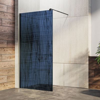 Milano Plus Bath Screen (Wbs-1) 971-1000X2000 Black 