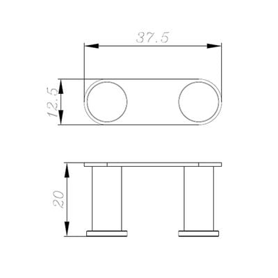 Milano Plus Andy Dbl Robe Hook