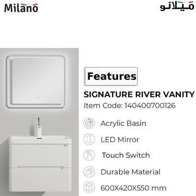 Milano Signature River Vanity (3Pcs/Set)
