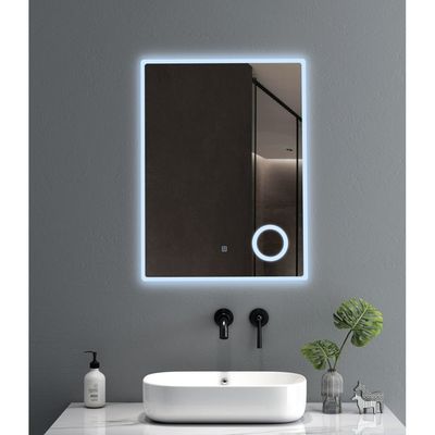 مرآة ميلانو LED مع مفتاح لمس 600*800 مم HS16369 مرآة ميلانو LED مع مفتاح لمس 600*800 مم HS16369