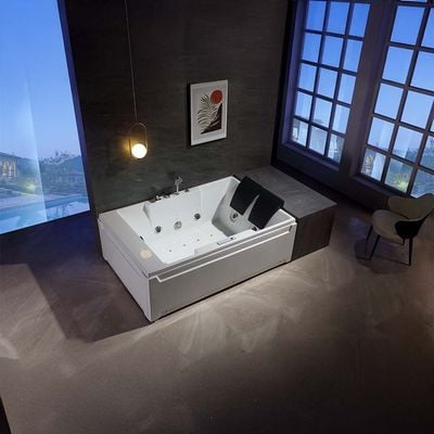 Milano Don Plus – Left Massage Bath Tub W/ Digital Panel,Airbubble