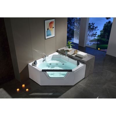 Milano King  Plus Massage Bath Tub W/Digital Panel,Air Bubbble 1500*1500*700  (1 Pcs/Set) 