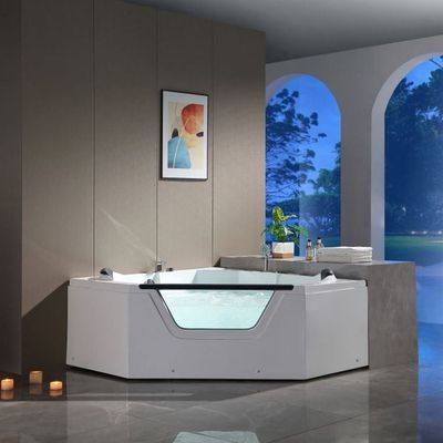 Milano King  Plus Massage Bath Tub W/Digital Panel,Air Bubble 1500*1500*700  (1 Pcs/Set) 