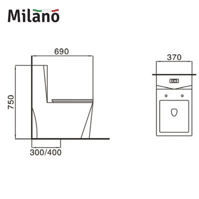 Milano Wc Model No 1310 White