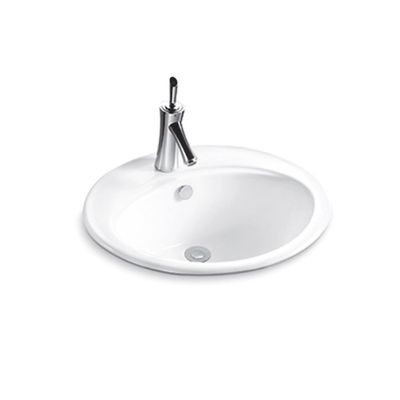 Above Counter Wash Basin Kn-221 White -Milano-Made In China