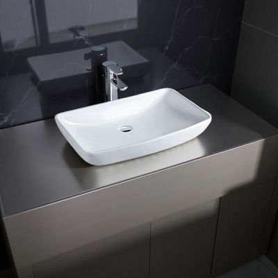 Milano Ceramic Art Basin Model No-2261C White-Made In China