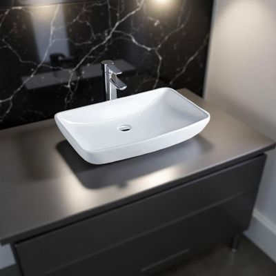 Milano Ceramic Art Basin Model No-2261C White-Made In China