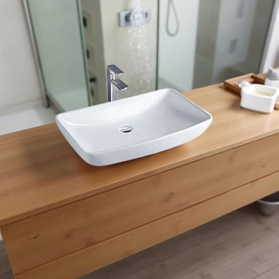 Milano Ceramic Art Basin Model No-2261C White-Made In China