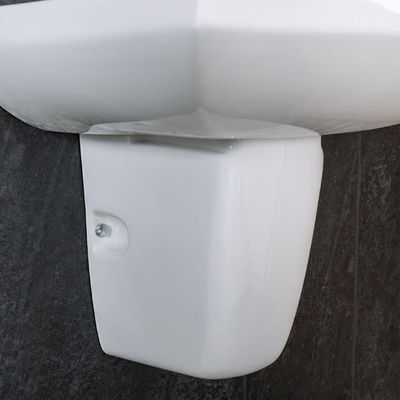 Milano Wall Hung Wash Basin Model- B32469 White