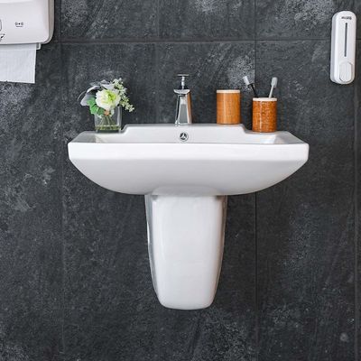 Milano Wall Hung Wash Basin Model- B32469 White