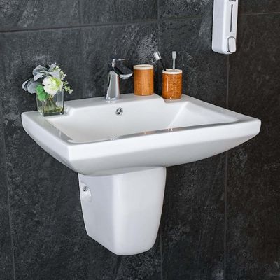 Milano Wall Hung Wash Basin Model- B32469 White