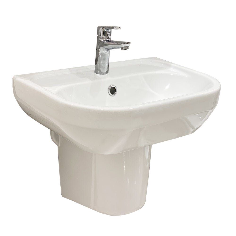 Buy ECE NIRVANA WALL HUNG WASH BASIN L 10KF60056 10ET39001 2PCS SET MADE IN TURKEY Online Danube Home UAE