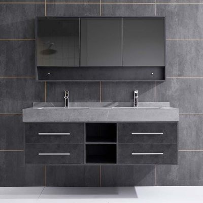 Milano Zain Vanity Model No. HS16329 with Mirror & Led Cabinet