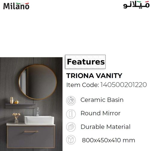 Milano Triona Vanity Model No. HS16335 with Mirror