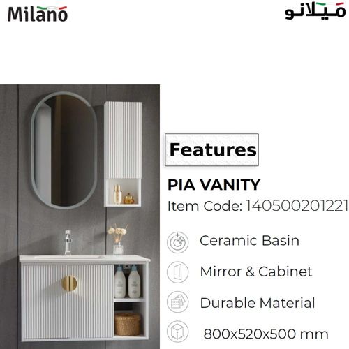 Milano Pia Vanity Model No. HS16336 with Mirror