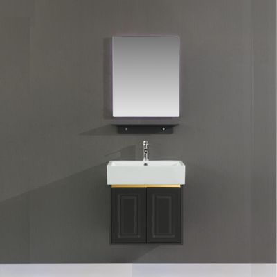 Milano Alexa Vanity Model No.Hs16351 W/Led Mirror Cabinet Ceramic Basin 510*450*500Mm (2Cnts/Set)