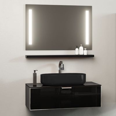 Milano Yalikoy Vanity W/ Black Basin 90Cm