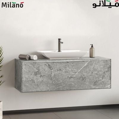 Milano Mono Vanity With Out Mirror 100Cm - Macael 2 Ctns / Per Set - Made In Turkey
