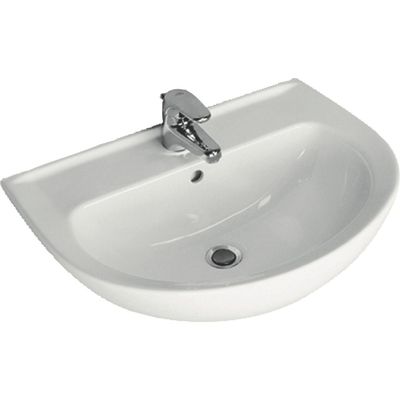 Is - Ecco Wash Basin With Full Pedestal 60X46 White G144001 & G914001 