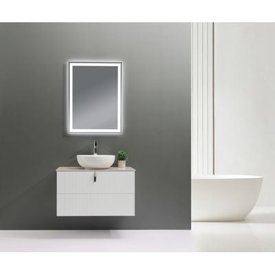 Milano Cassie Vanity Model Hs164004 With Led Mirror 800*500*480Mm (2Ctns/Set ) 