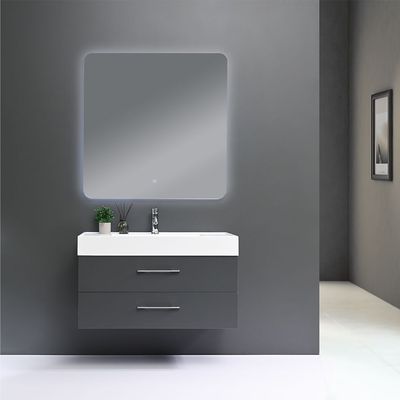 Milano Thea Vanity Model No.Hs16405 With Led Mirror 1000*500 (2Cnts/Set)