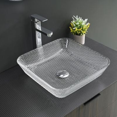 Milano Emerald Crystal Above Counter Basin Xh3001 Size 400*400*110Mm 