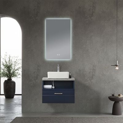 Milano Vanity Hs16446 With Mirror Cabinet Ceramic Basin 