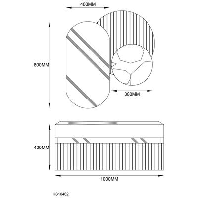 Milano Miel Vanity 1000x530x400 MM With Ceramic Sink - Made In China