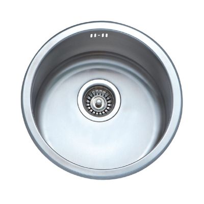 Milano Kitchen Sink Gf-830A 422X422X180Mm Sb/Round