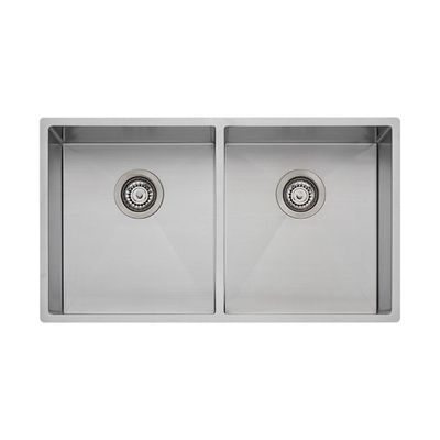 Milano Elite Ss Kitchen Sink D/B Size 780X450X200 As-7845 Brushed