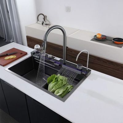 Milano Plus Piano Kitchen Sink Size 750*460*220Mm (Adl-7546X)