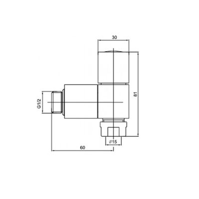 Milano Square Angle Valve