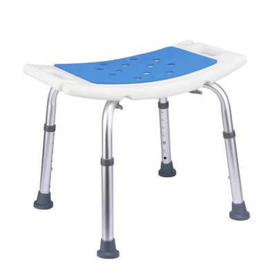 Milano Shower Stool W/ Blue Eva Seat - Made In China