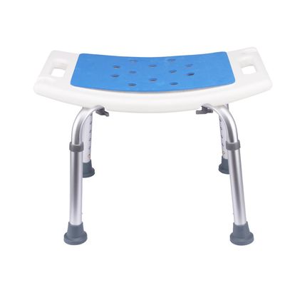 Milano Shower Stool W/ Blue Eva Seat - Made In China