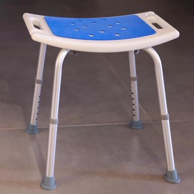 Milano Shower Stool W/ Blue Eva Seat - Made In China