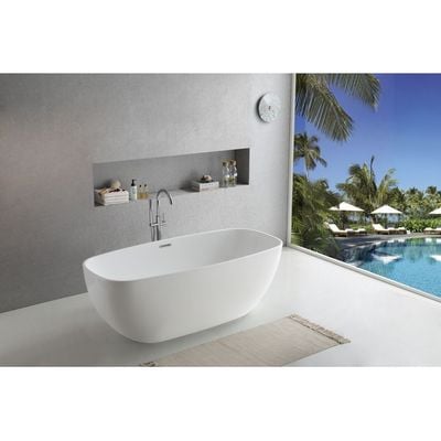 Milano Rica Freestanding Bathtub 1700*800*580 Glossy White