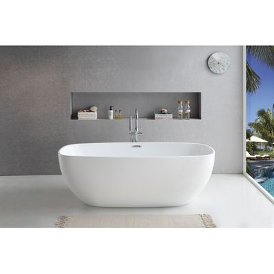 Milano Rica Freestanding Bathtub 1700*800*580 Glossy White