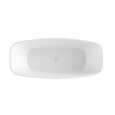 Milano Syra Freestanding Bathtub 1700 x 750 x 580 Matt White