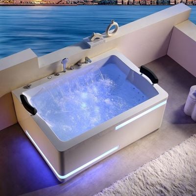 Milano Dallas Massage Bathtub 1700*1200*630 - Made In China