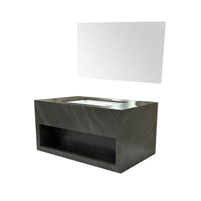 Milano Sintered Stone Vanity With Mirror 80x50x40 Model N4080G (2 Ctns/Set) Made In China