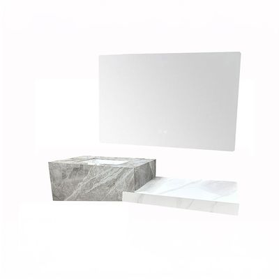 Milano Sintered Stone Vanity With Mirror 80x50x35 Model N2480 (3 Ctns/Set) Made In China