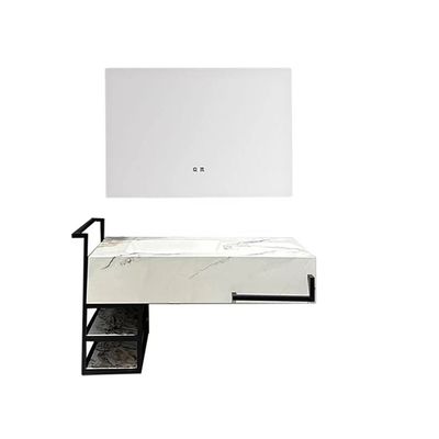 Milano Sintered Stone Vanity With Mirror 100x50x20 Model N1710 (2 Ctns/Set)