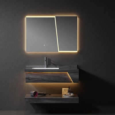 Milano Plus Arabella Vanity Body With Sensor Light Seamless Basin 80x50x25 Sr-1323-80 (3 Ctns / Set)