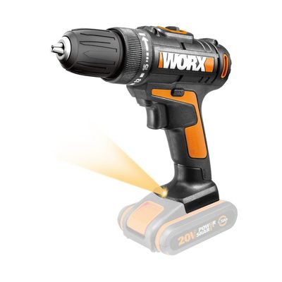 Worx ( Wx101.9 ) 20V Drill Driver, No Battery And Charger Included