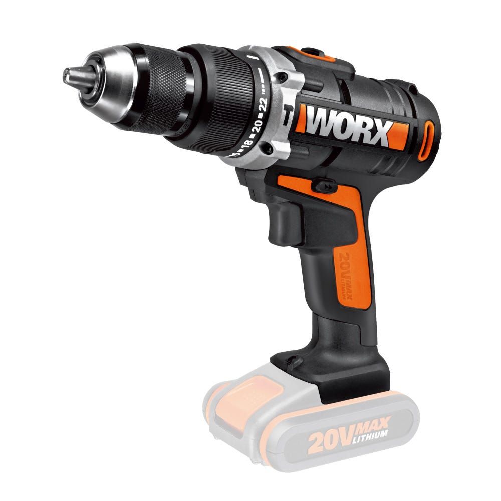 Buy Worx Wx372.9 20V Impact Drill No Battery And Charger